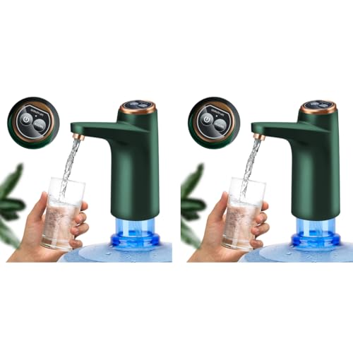 HASTHIP® Automatic Water Dispenser Pump for 20 Litre Bottle Green 2 PCS HASTHIP® Automatic Water Dispenser Pump for 20 Litre Bottle Green 2 PCS